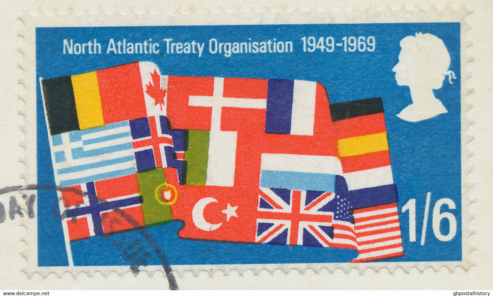 GB 1969 NATO 1/6 On Superb FDC VARIETY Almost Complete Missing Black Shadow RR!! - Errors, Freaks & Oddities (EFOs