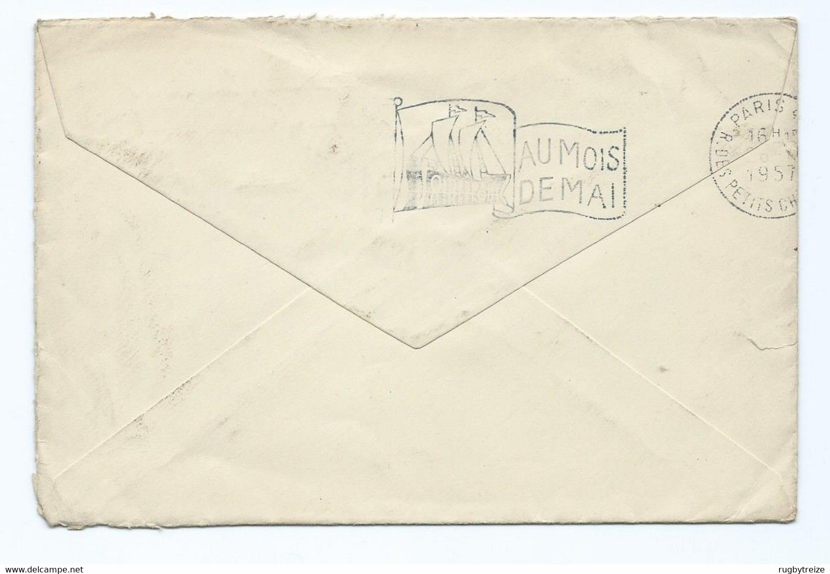 2145 Lettre Cover Bridgwater Parsons Pour Paris 75008 Le Concierge De Hotel De Malte Rue Richelieu Flamme Foire De Paris - Storia Postale