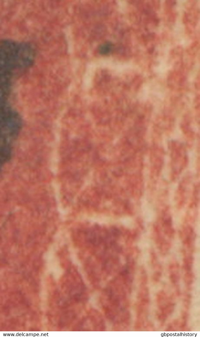 GB 1865 QV 1d Rose-red Pl.81 (QI VARIETY/ERROR Right Plate Number Missing Part Of "8") - Briefe U. Dokumente