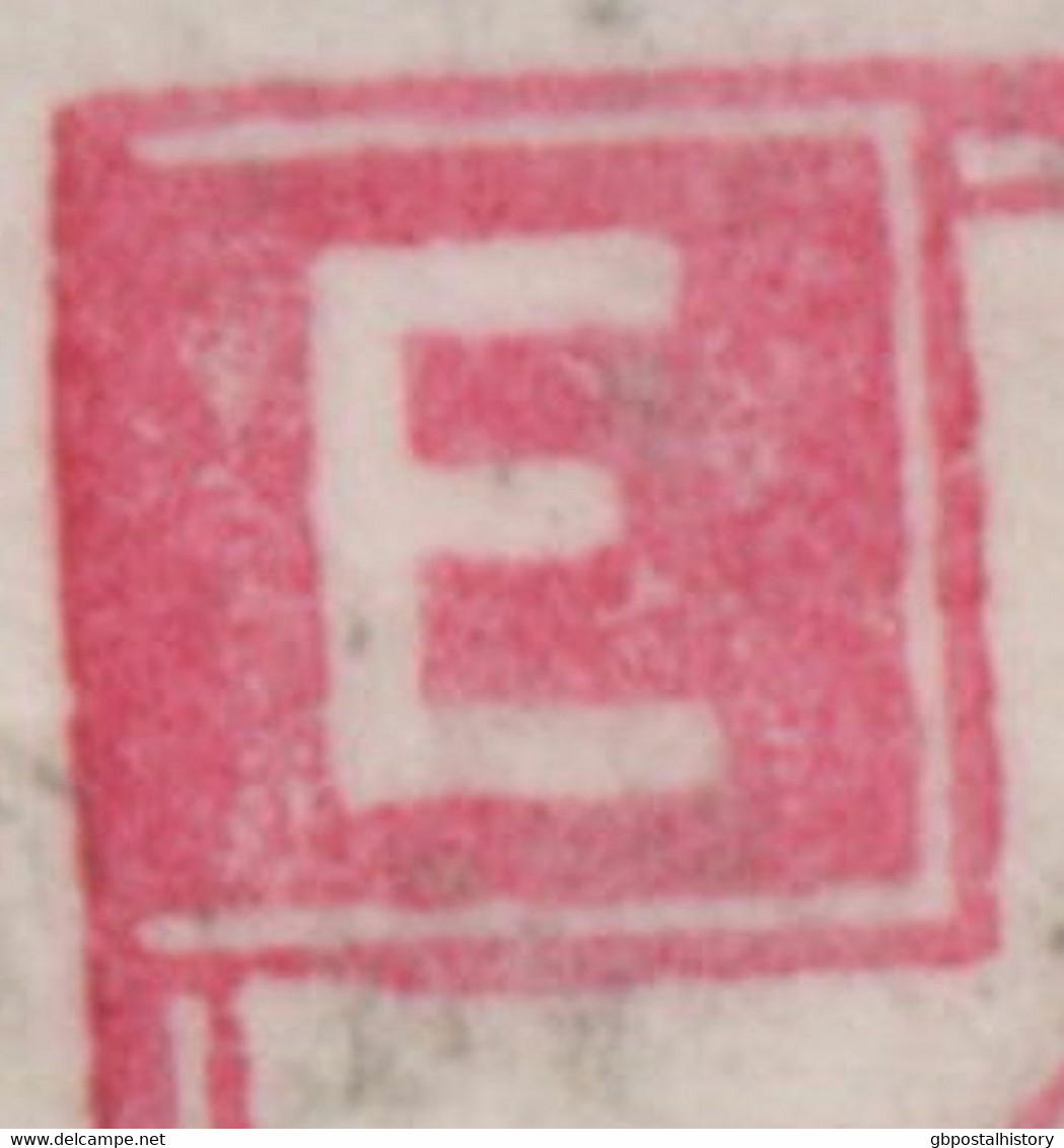 GB 1870 QV 3d Rose Pl.5 Wingmargin VARIETY Duplex PADDINGTON / SPRING-St. / P5 - Errors, Freaks & Oddities (EFOs