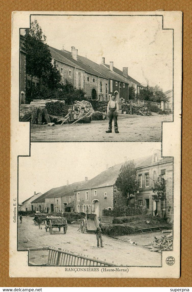 RANCONNIERES  (52) : CARTE MULTIVUES - Juzennecourt