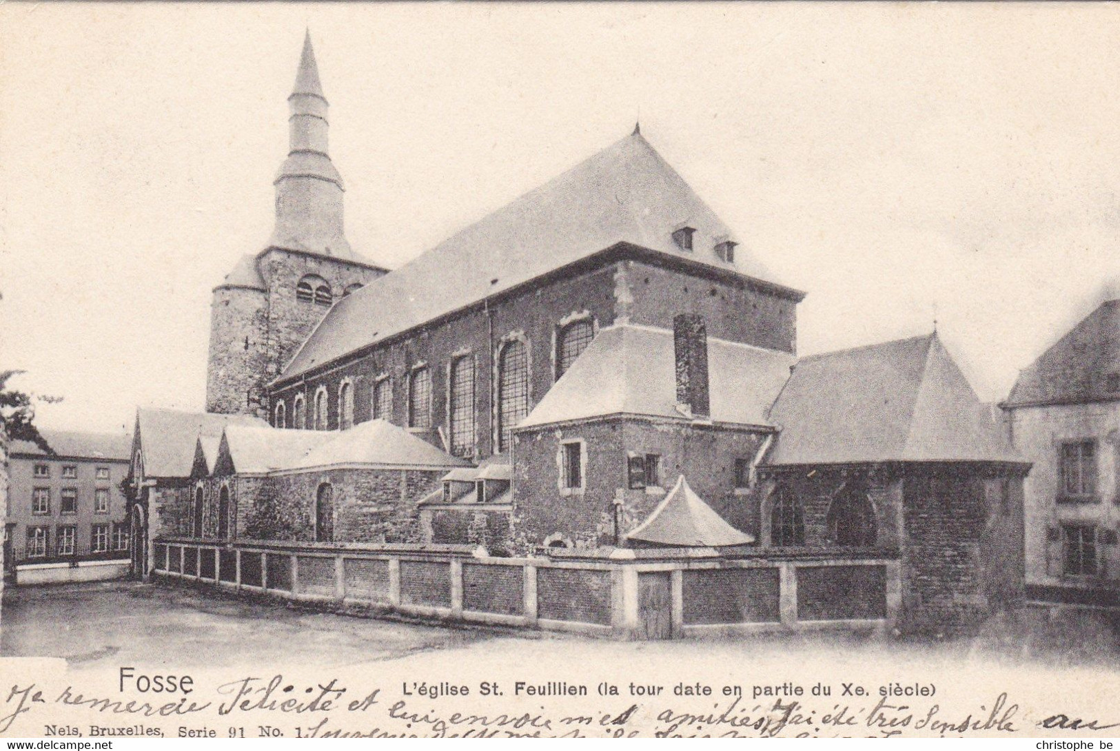 Fosse, L'Eglise St Feuillien (pk78801) - Fosses-la-Ville
