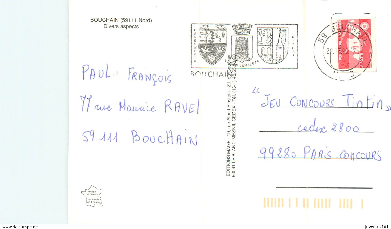 CPSM Bouchain-Multivues     L383 - Bouchain