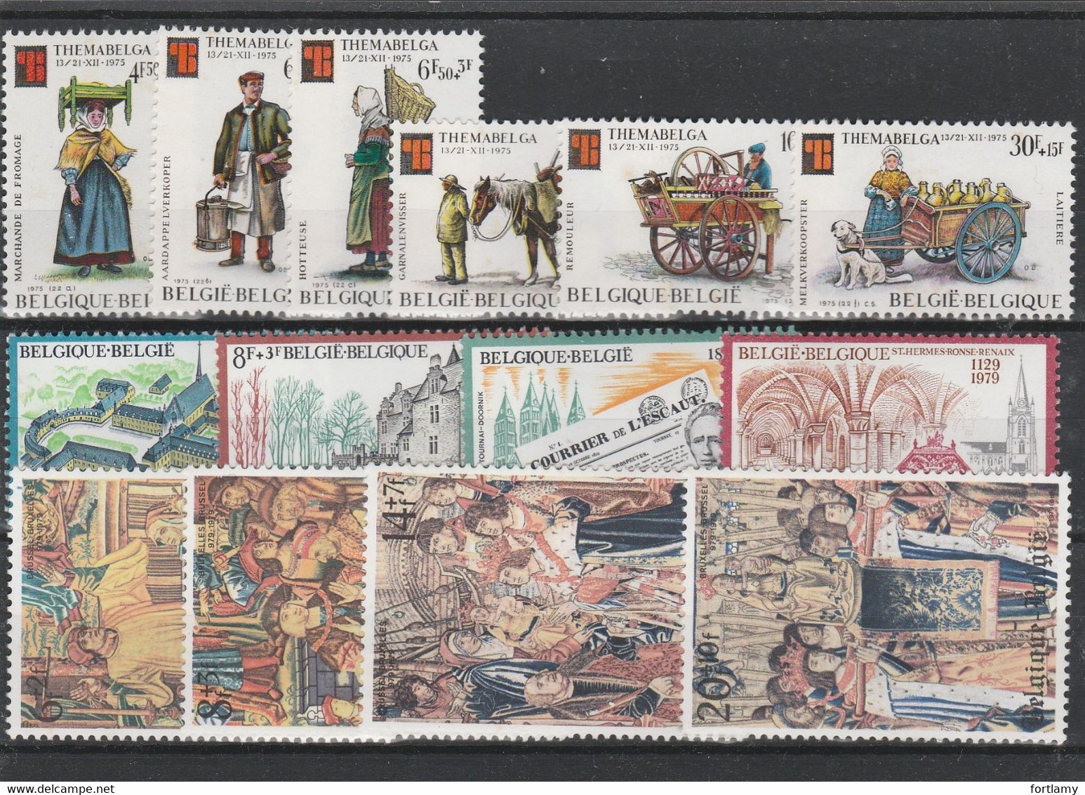 LOT 125 BELGIQUE N°1784 à 1789 -1935-1936-1937-1938-1928-1929-1930-1931 ** - Autres & Non Classés