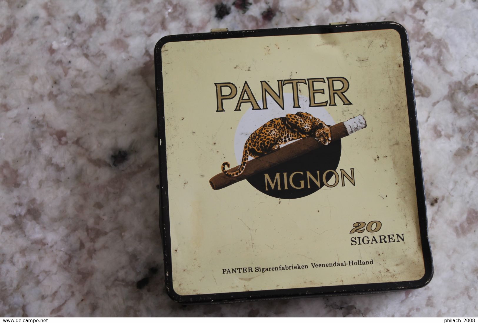 Boite Vide De Cigarillos Panter - Etuis à Cigarettes Vides