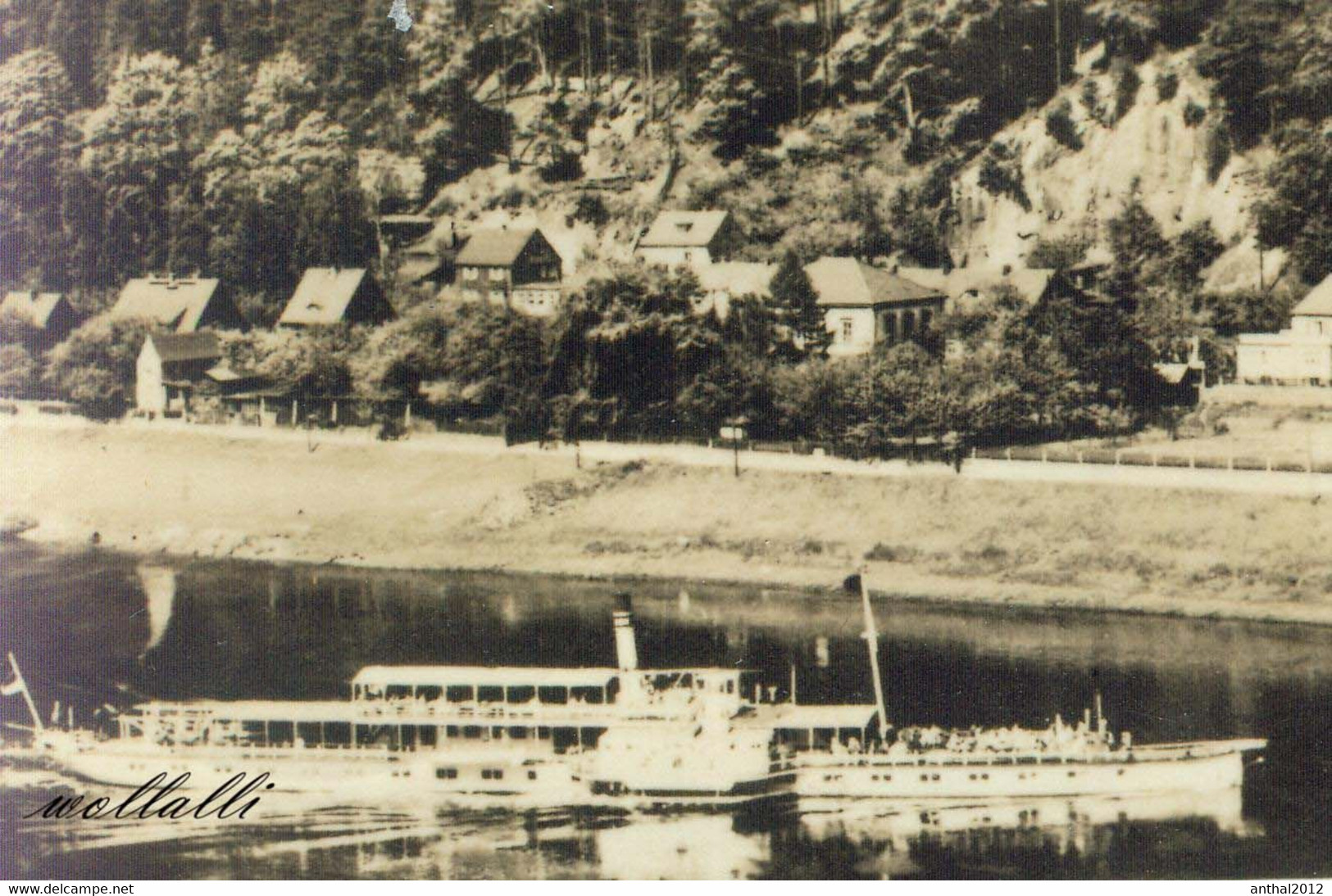 Rarität MB Schmilka - Wohnhäuser In Der Dorfstraße - Dampfschiff Im Ortsteil Kamerun - Gasthaus Zu Mühle 17.5.1968 - Schmilka