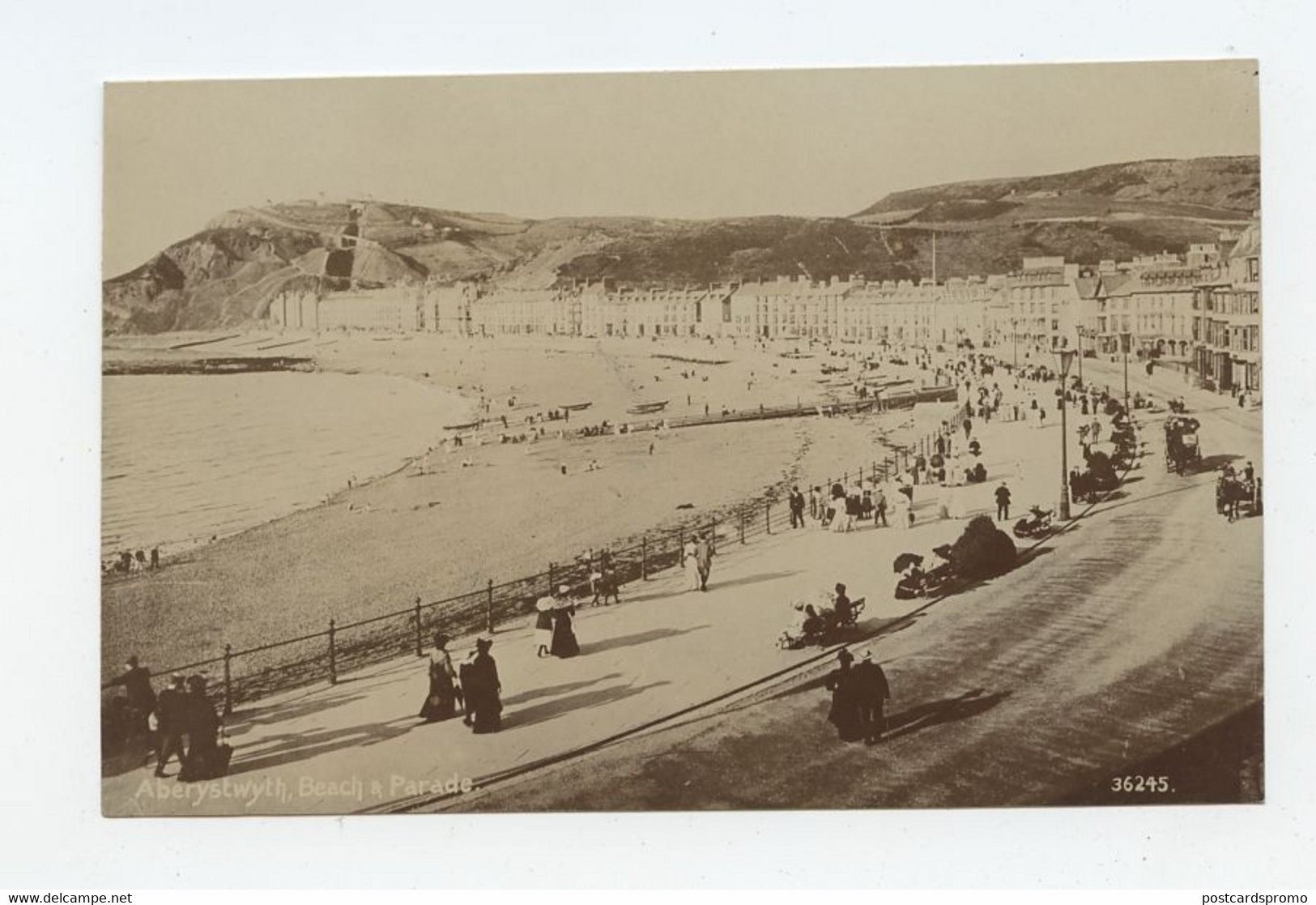 Aberystwyth Beach & Parade  ( 2 Scans ) - Cardiganshire