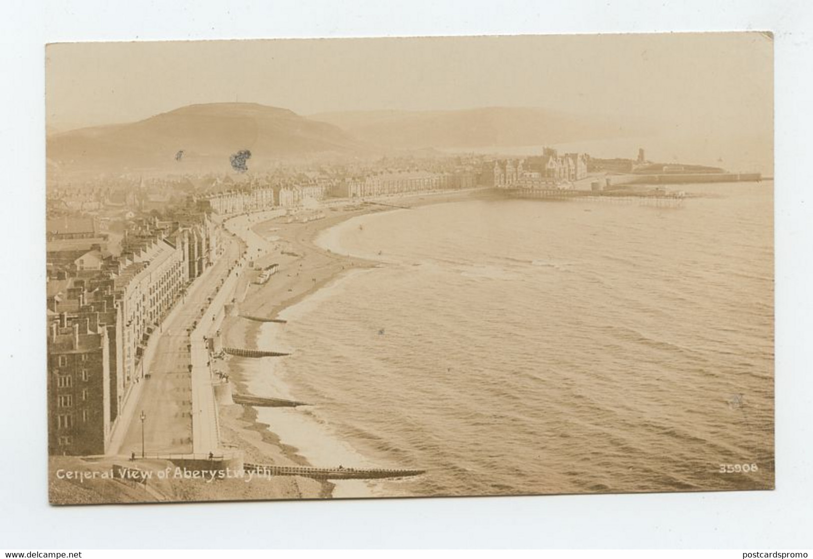 Aberystwyth, General View  ( 2 Scans ) - Cardiganshire