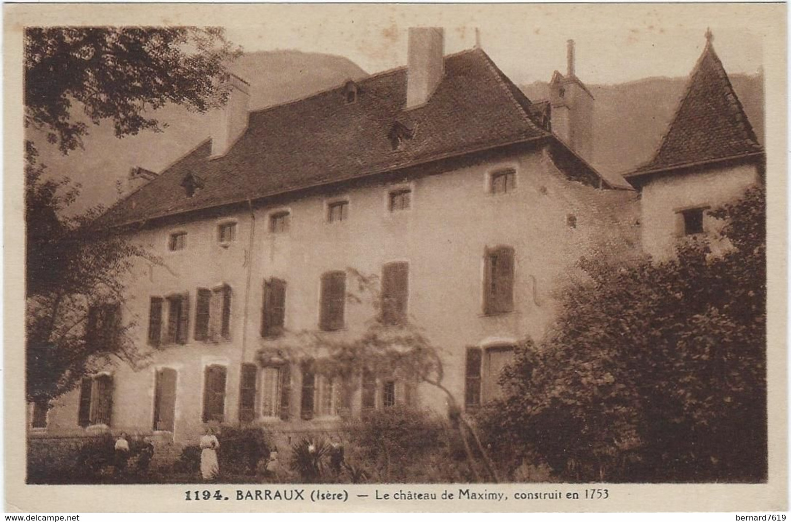 38  Barraux  -  Le Chateau De Maximy - Barraux