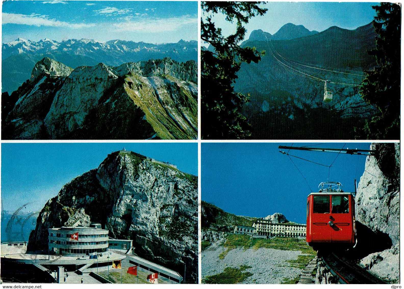 Nr.275 Pilatus-Kulm/Die Hotels Pilatus-Kulm Und Bellevue Mit Zahnrad-und Luftseilbahn - Bellevue