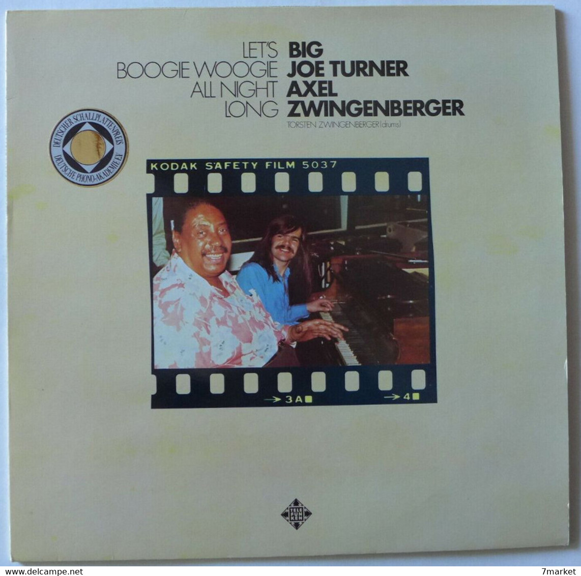 LP/  Big Joe Turner, Axel Zwingenberger - Let's Boogie Woogie All Night Long / 1978 - Blues