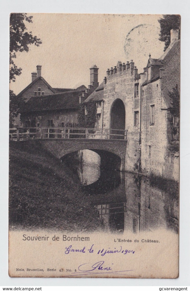 BORNHEM  L'ENTREE DU CHATEAU - Bornem