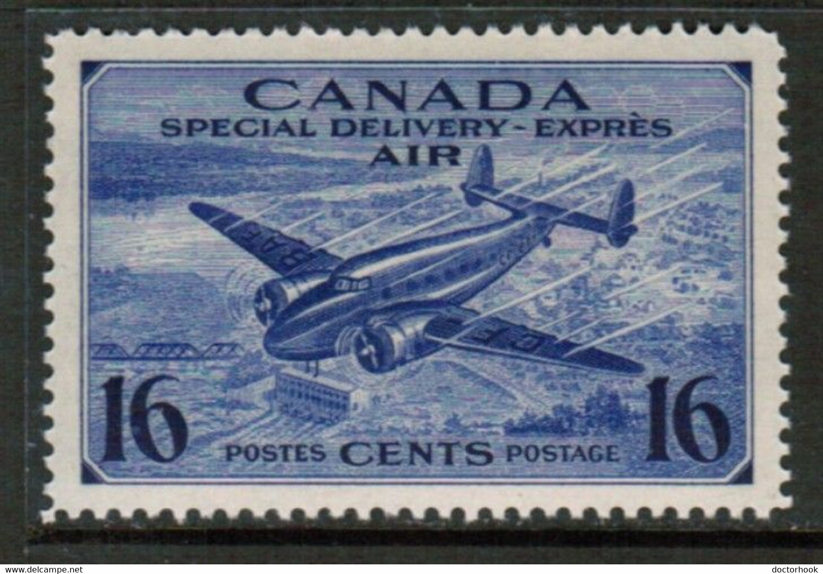 CANADA.   Scott  # CE 1** VF MINT NH (STAMP SCAN #754) - Luchtpost: Expres