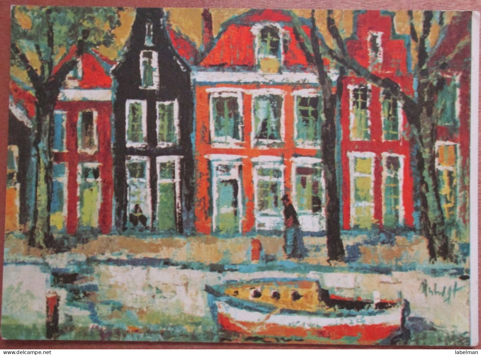 NETHERLANDS HOLLAND NORBERT HARTMANN DUTCH GRACHT ARCHITECTURE POSTCARD ANSICHTSKARTE PICTURE CARTOLINA PHOTO CARD - Haren