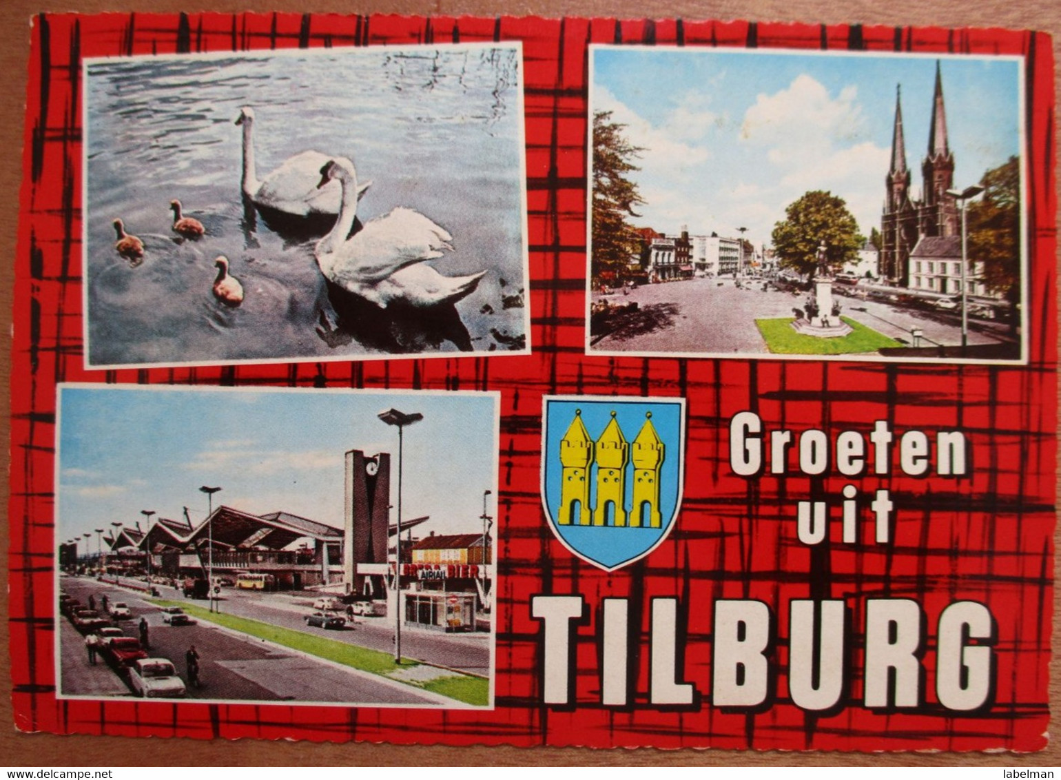 NETHERLANDS HOLLAND TILBURG ARCHITECTURE POSTCARD ANSICHTSKARTE PICTURE CARTOLINA PHOTO CARD - Horst