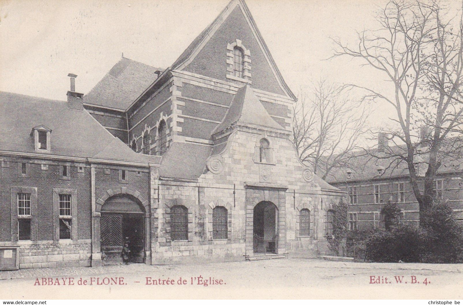 Abbaye De Flône, Entrée De L'Eglise (pk78830) - Amay