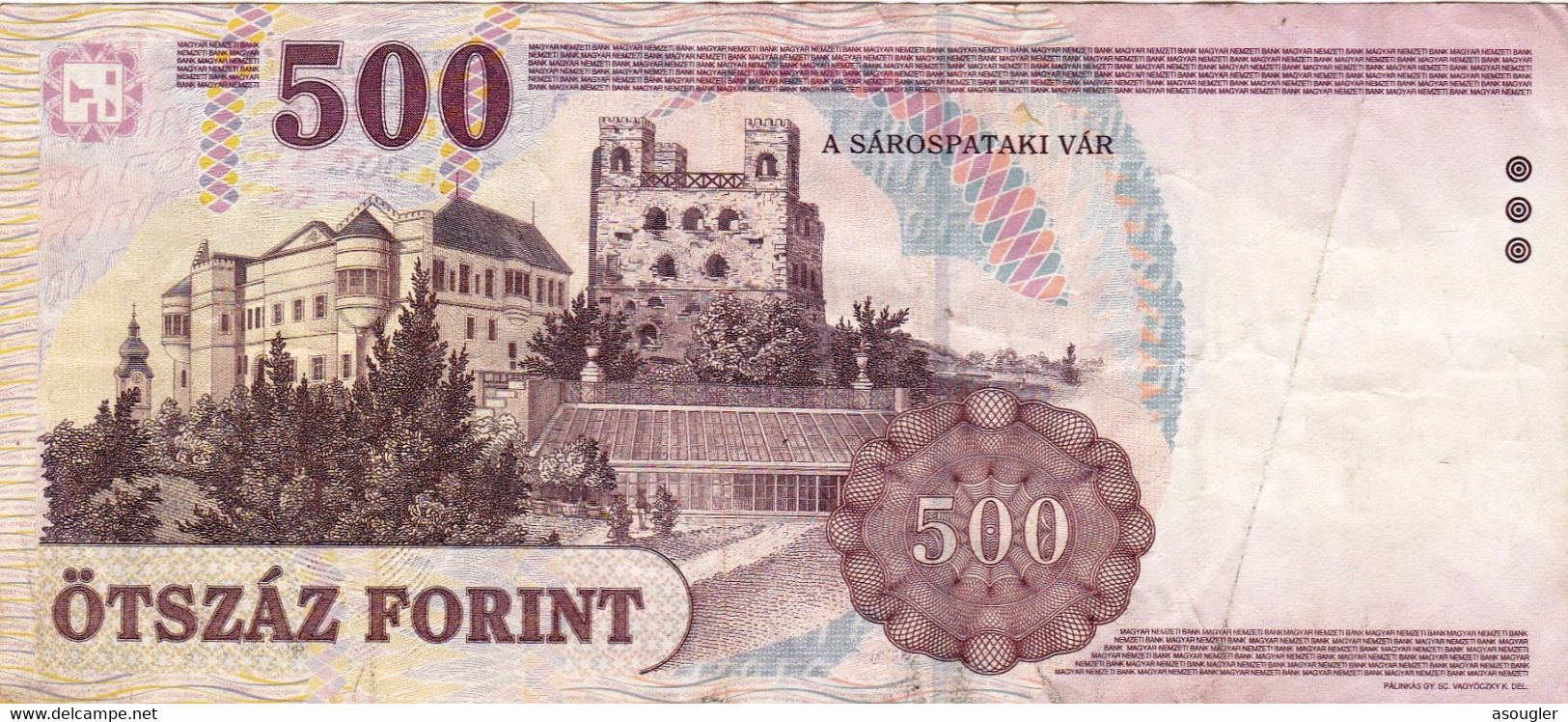 Hungary 500 Forint 1998 VF P-179a "free Shipping Via Regular Air Mail (buyer Risk)" - Hongrie