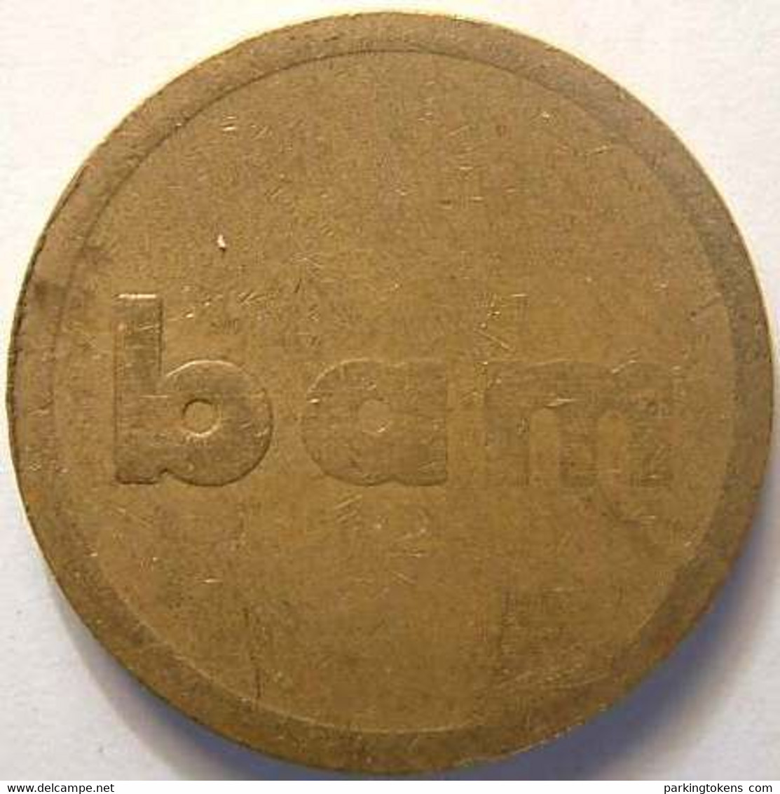 Belg Ptms 3056B - Parkeerpenning BAM - Rev (blank) - 22.3mm B - Profesionales / De Sociedad