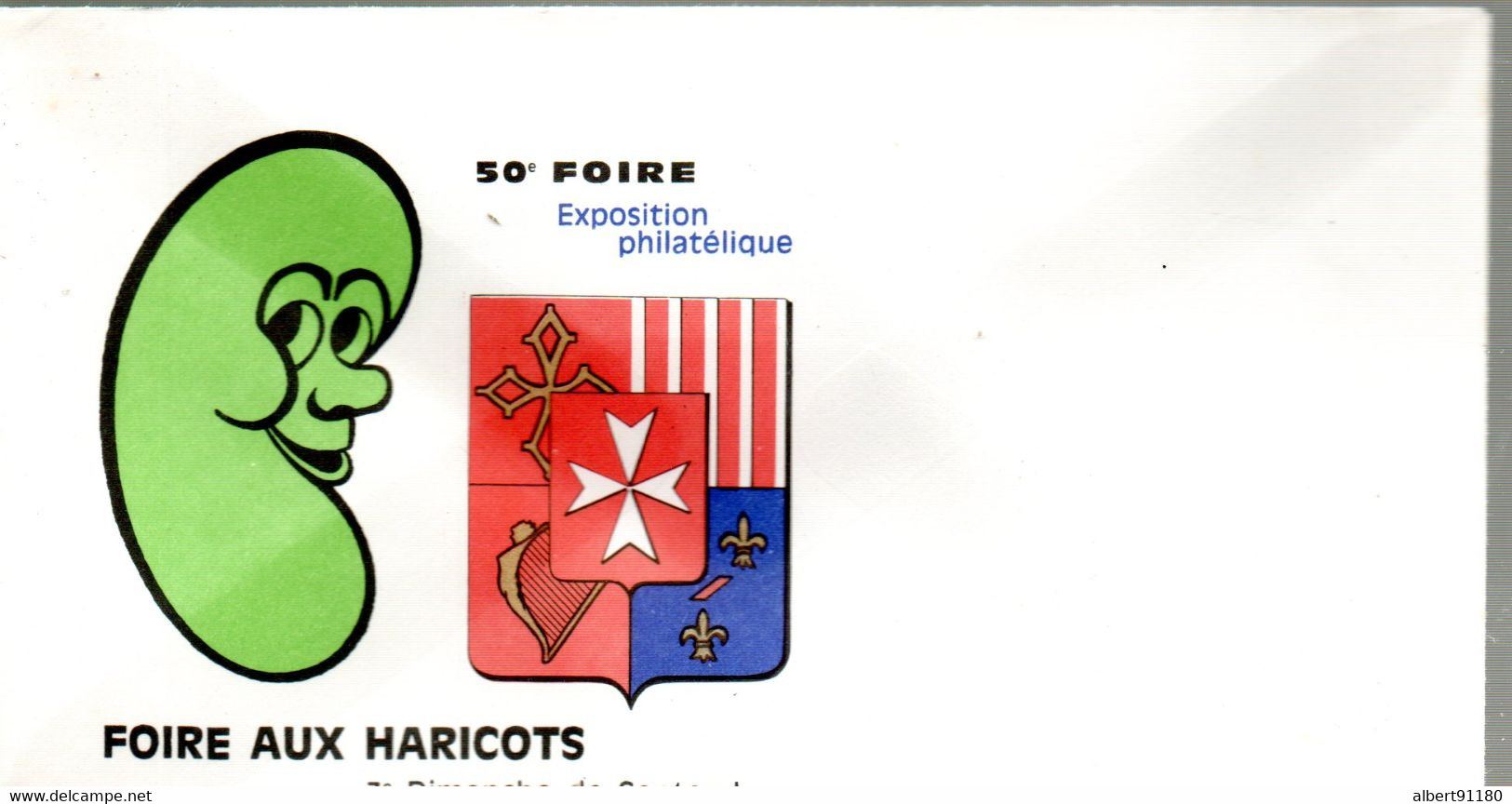 FRANCE Exposition Philatélique Foire Aux Haricots D Arpajon 1981 - Storia Postale