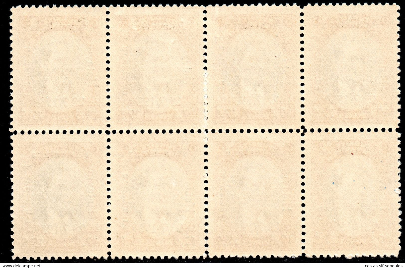 127.TURKEY/1939 -ANNEXATION OF HATAY, Mi:1058, SC.828,Y.T.917,MNH BLOCK OF 8,KEMAL - Otros & Sin Clasificación