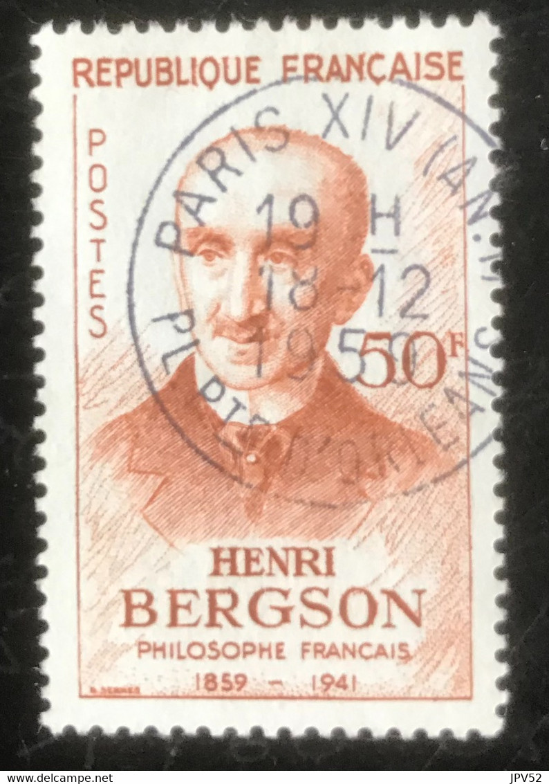 République Française - G1/19 - (°)used - 1959 - Michel 1267 - Henri Bergson - Paris XIV - Usados