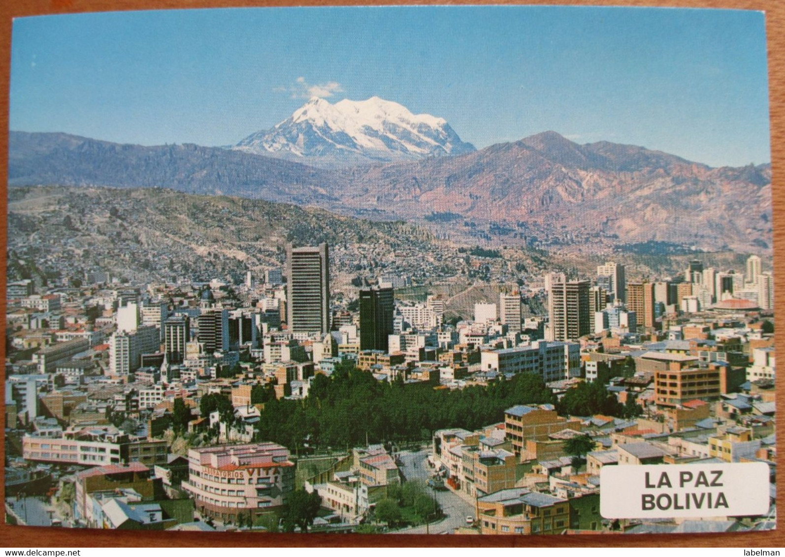 BOLIVIA LA PAZ PC CPA CPM ARCHITECTURE POSTCARD ANSICHTSKARTE PICTURE CARTOLINA PHOTO CARD - Horst