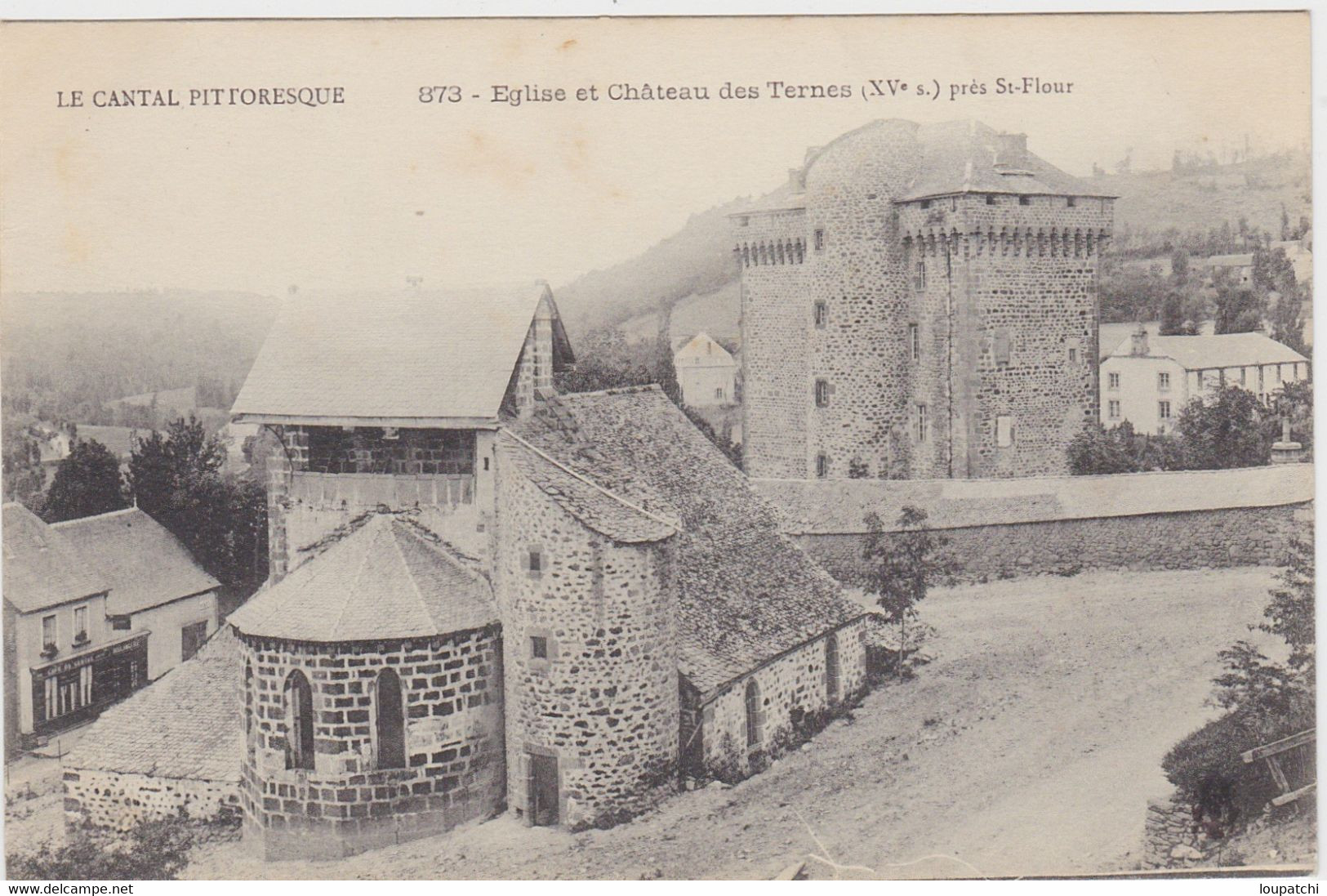 Eglise Et Chateau Des Ternes Près St Flour - Altri & Non Classificati