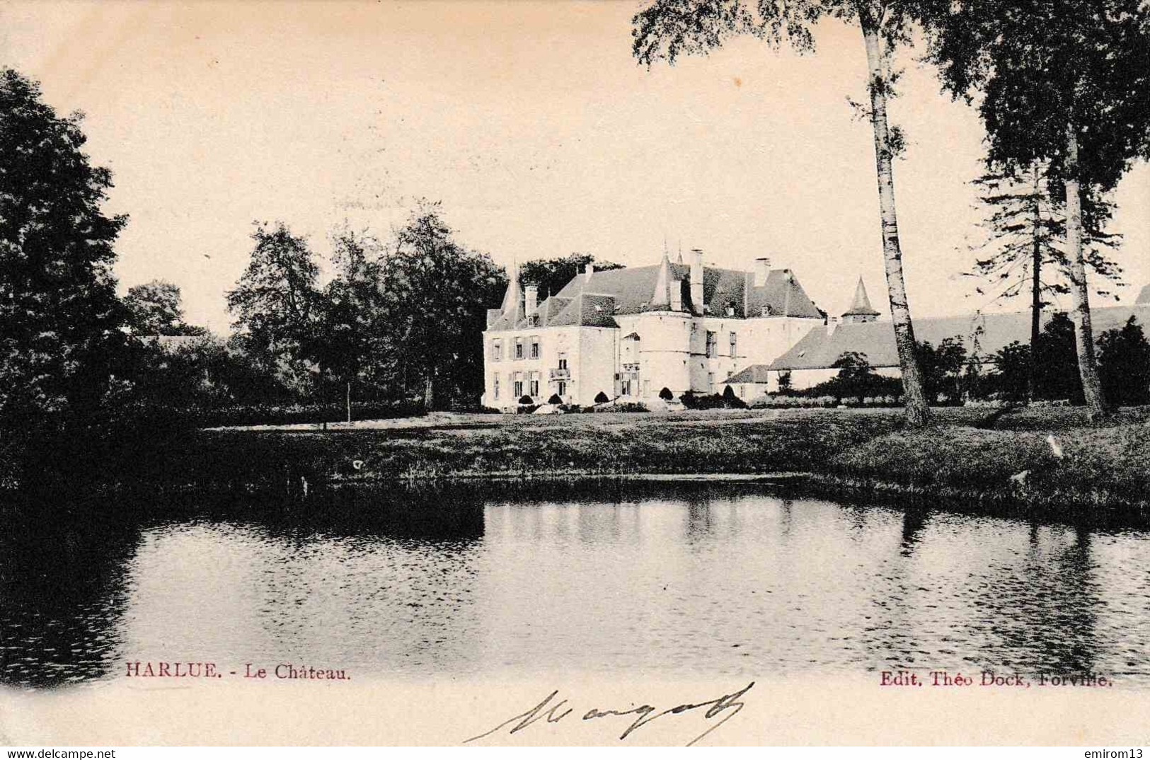 Eghezée Harlue Le Château édit Théo Dock Forville 1904 - Eghezee