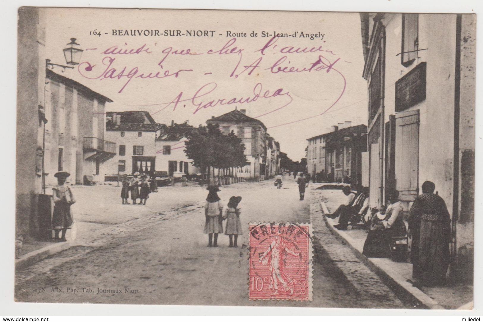 H536 - BEAUVOIR SUR NIORT - Route De St Jean D'Angely - Beauvoir Sur Niort