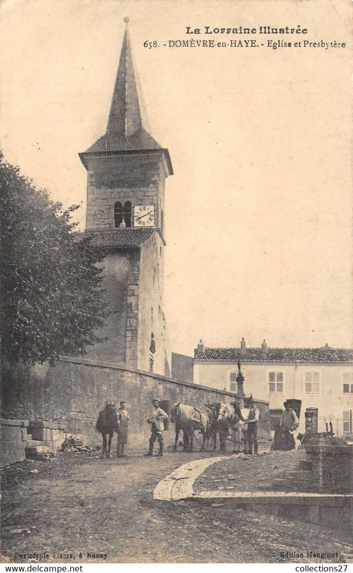 54-DOMEVRE-EN-HAYE- EGLISE ET PRESBYTERE - Domevre En Haye