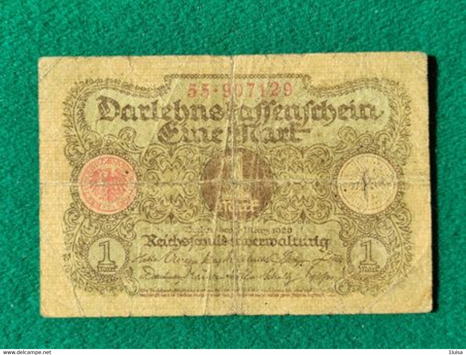 GERMANIA 1 Mark 1920 - 1 Mark