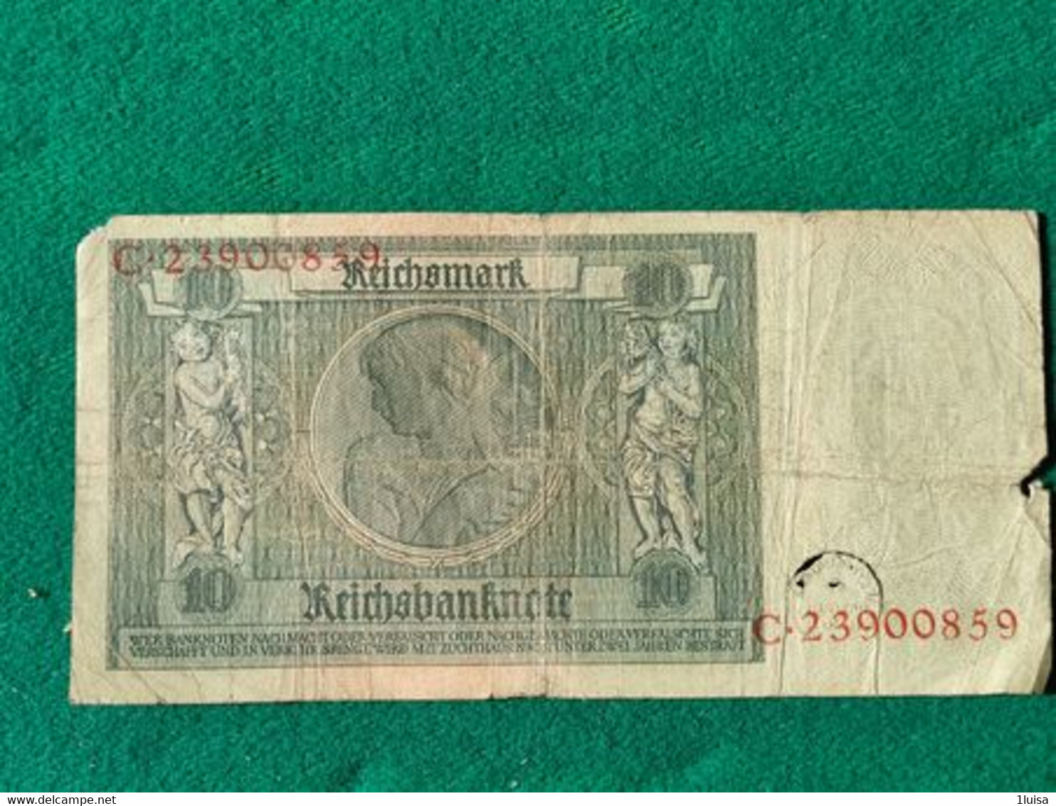 GERMANIA 10 Mark 1929 - 10 Rentenmark