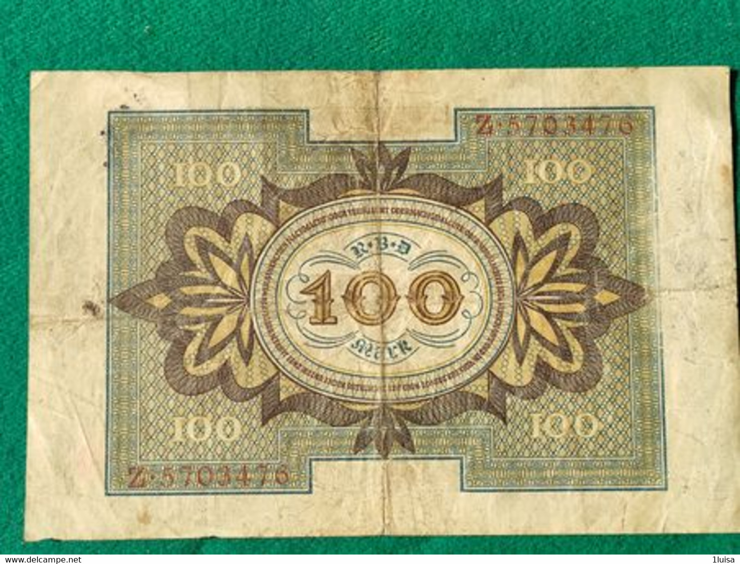 GERMANIA 100 Mark 1920 - 100 Mark