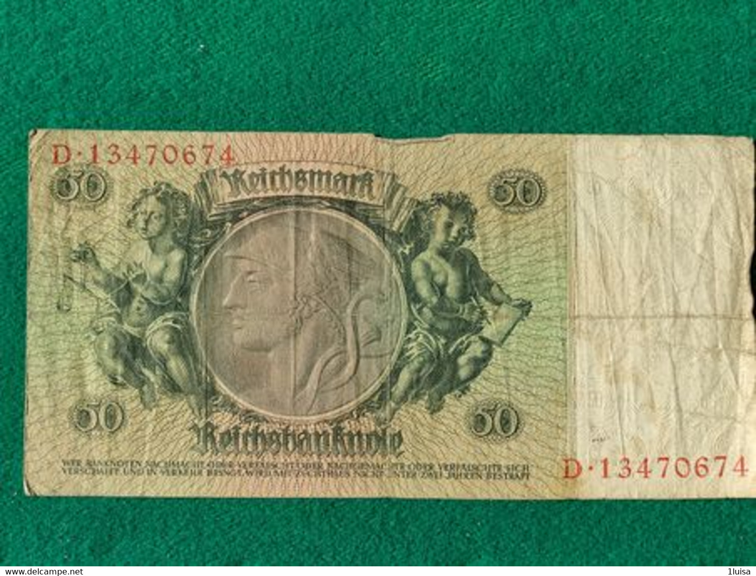 GERMANIA 50 Rentenmark 1933 - 50 Reichsmark