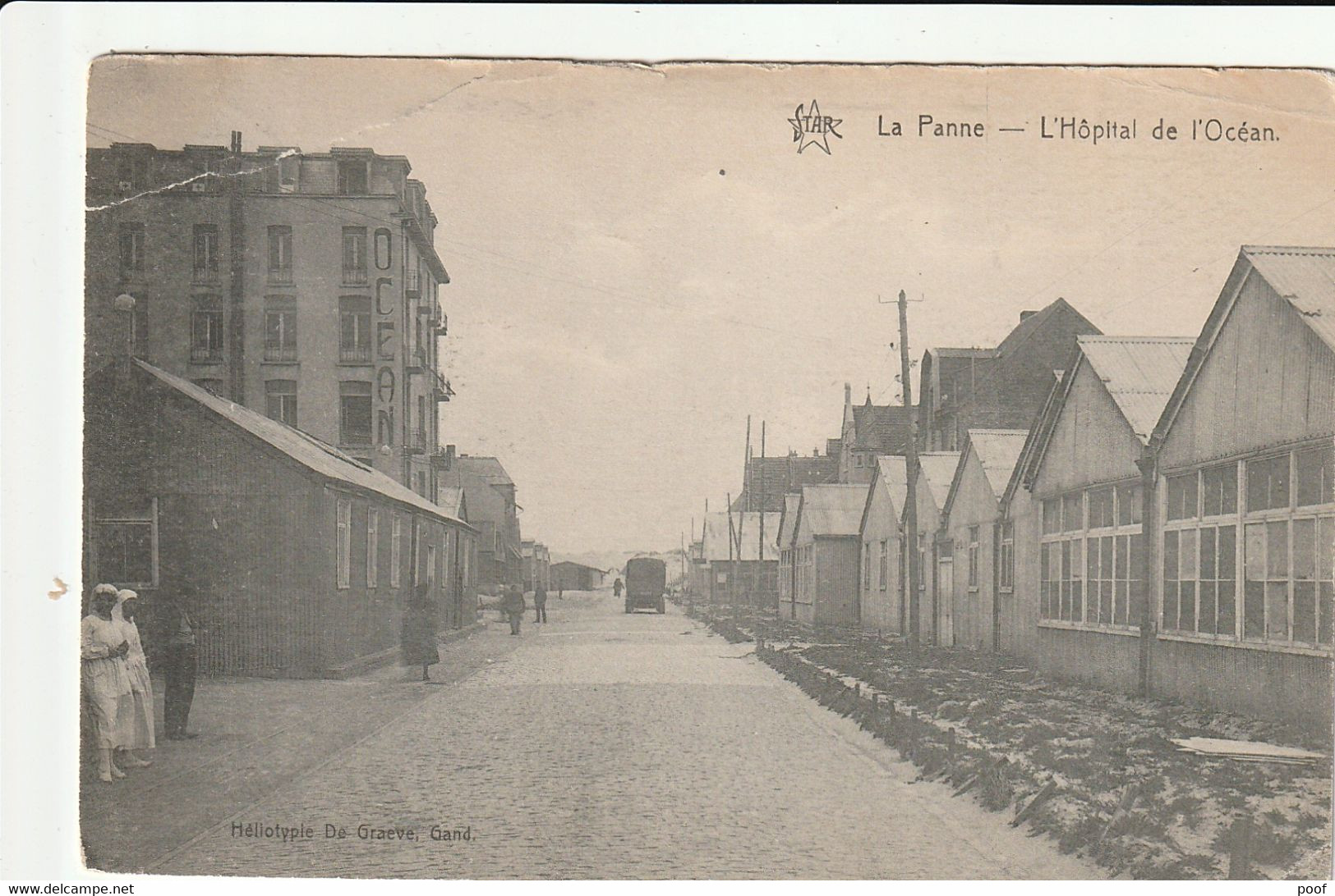 De Panne / La Panne : L'Hôpital De L'Océan --- 1919 - De Panne