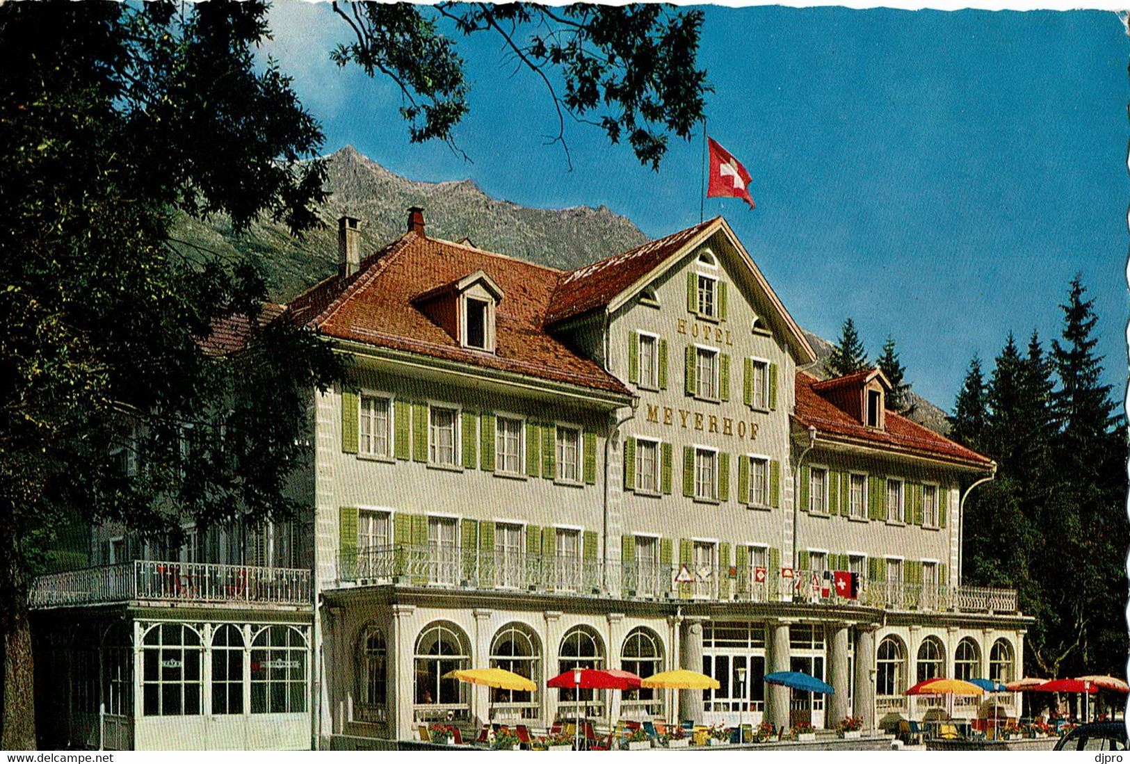 C1677 Hotel Meyerhoff/Hospental 1500m Am St.Gotthard- Und Furkapass - Hospental