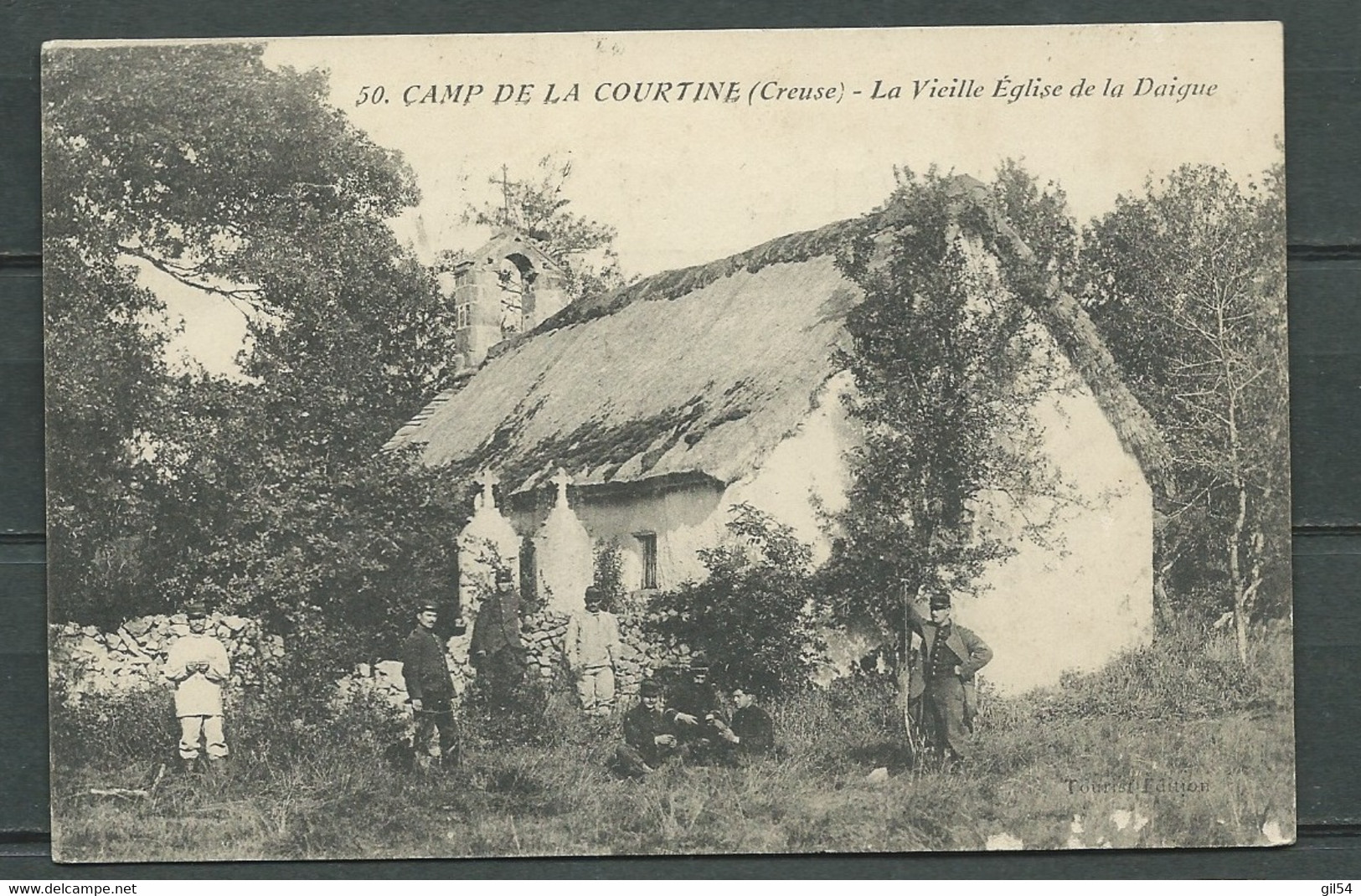 N° 50n° 50 Camp De La Courtine ( Creuse) - La Vieille église De La Daigne    Lav88 - Kazerne