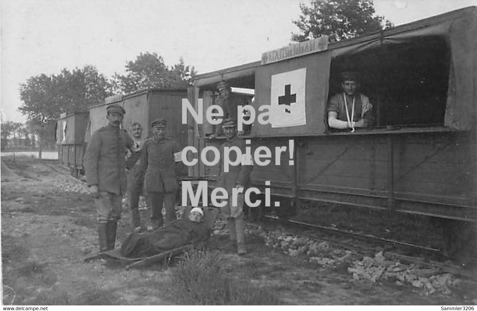 62  - Ecourt-Saint-Quentin - Chemin De Fer Médical - Top! - Sélection! Carte Photo. 1918 - Autres & Non Classés