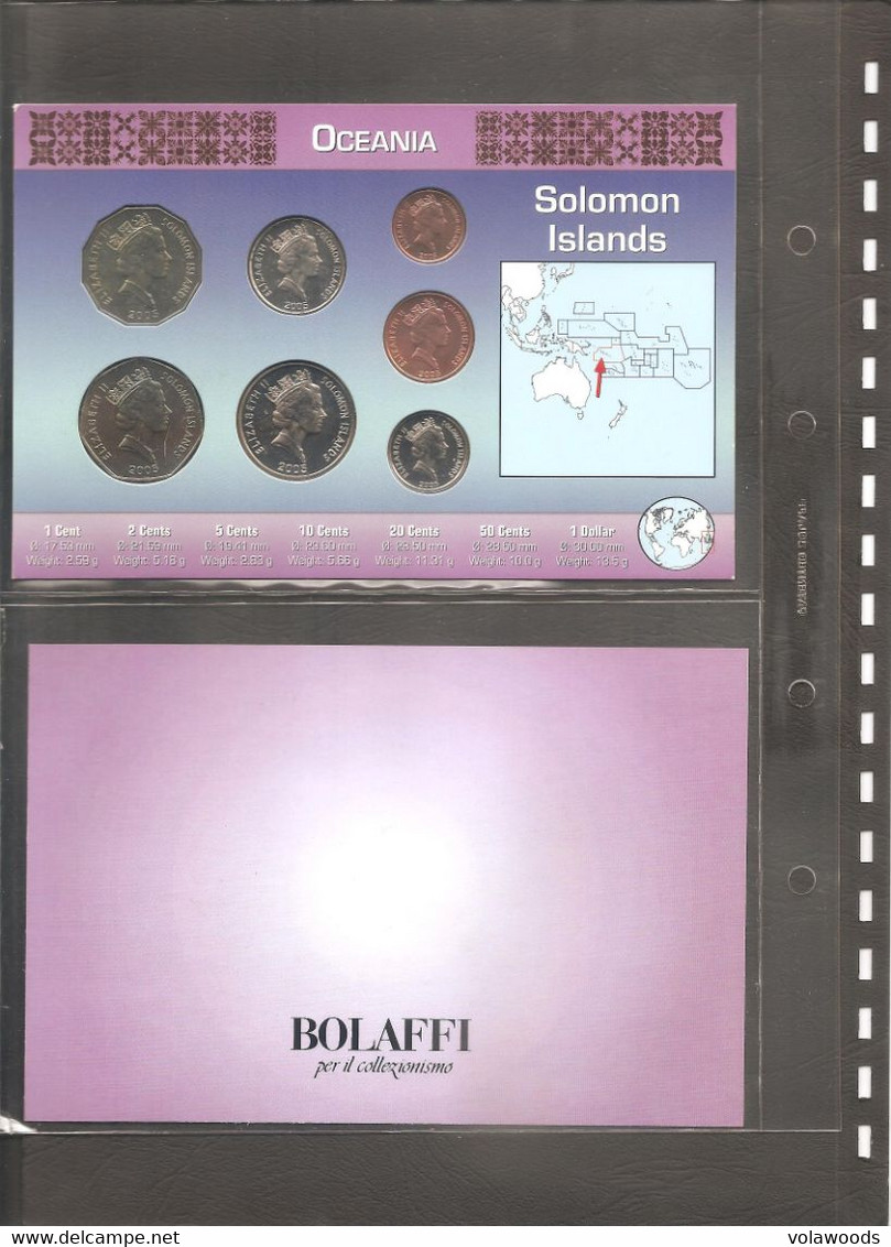 Salomone - Folder Bolaffi Mint Set FdC - 2005 - Solomoneilanden