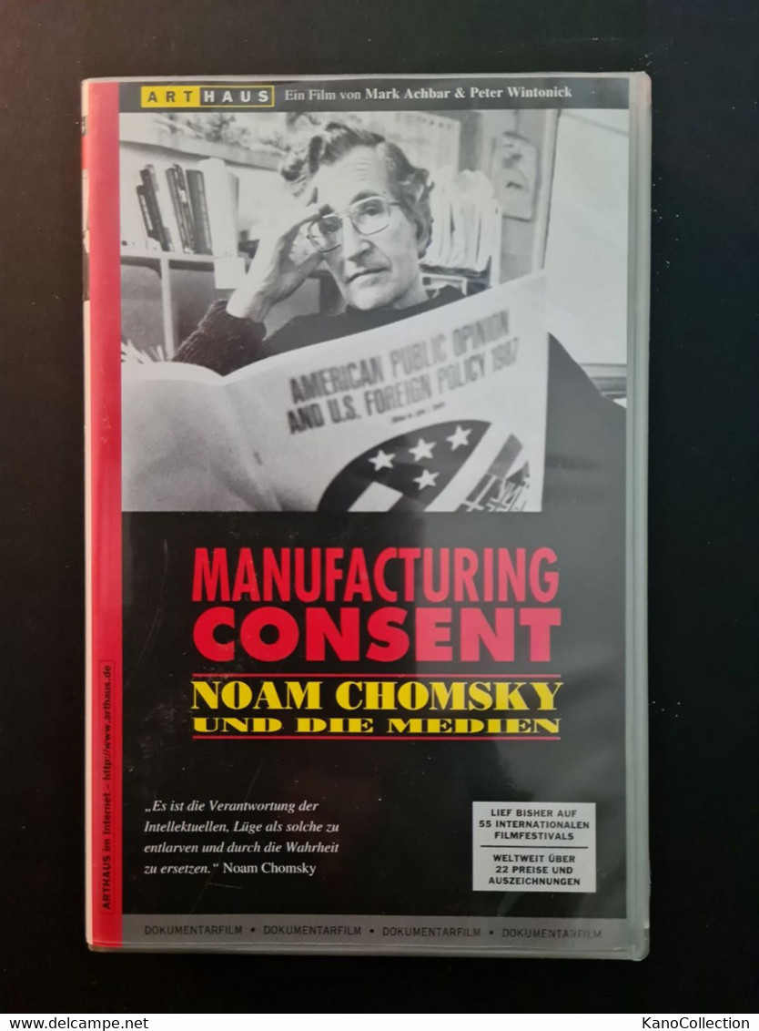 Noam Chomsky: Manufacturing Consent – Noam Chomsky Und Die Medien, Kanada 1992, Farbe, 164 Min. - Documentaire