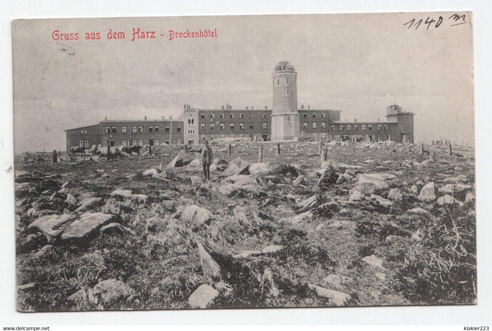 Gruss Aus Dem Herz - Brockenhotel Jahr 1908 - Altötting