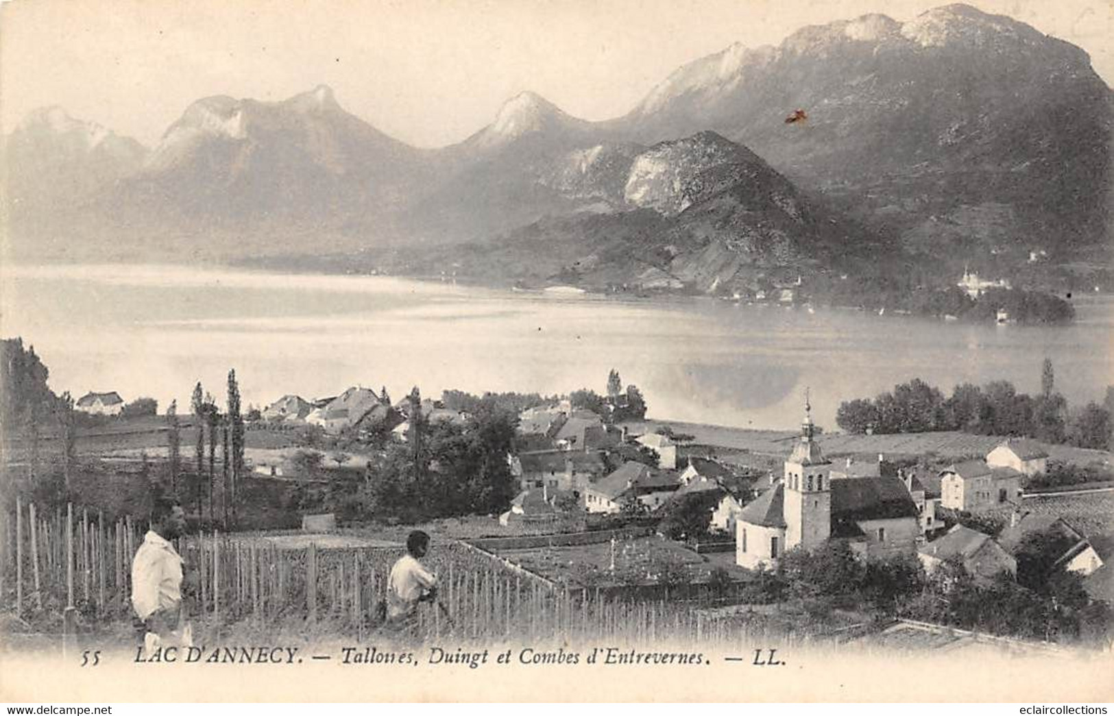 Annecy               74        Le Lac. Talloires, Duingt, Et Combes D'Entrevernes   N° 55             (voir Scan) - Annecy