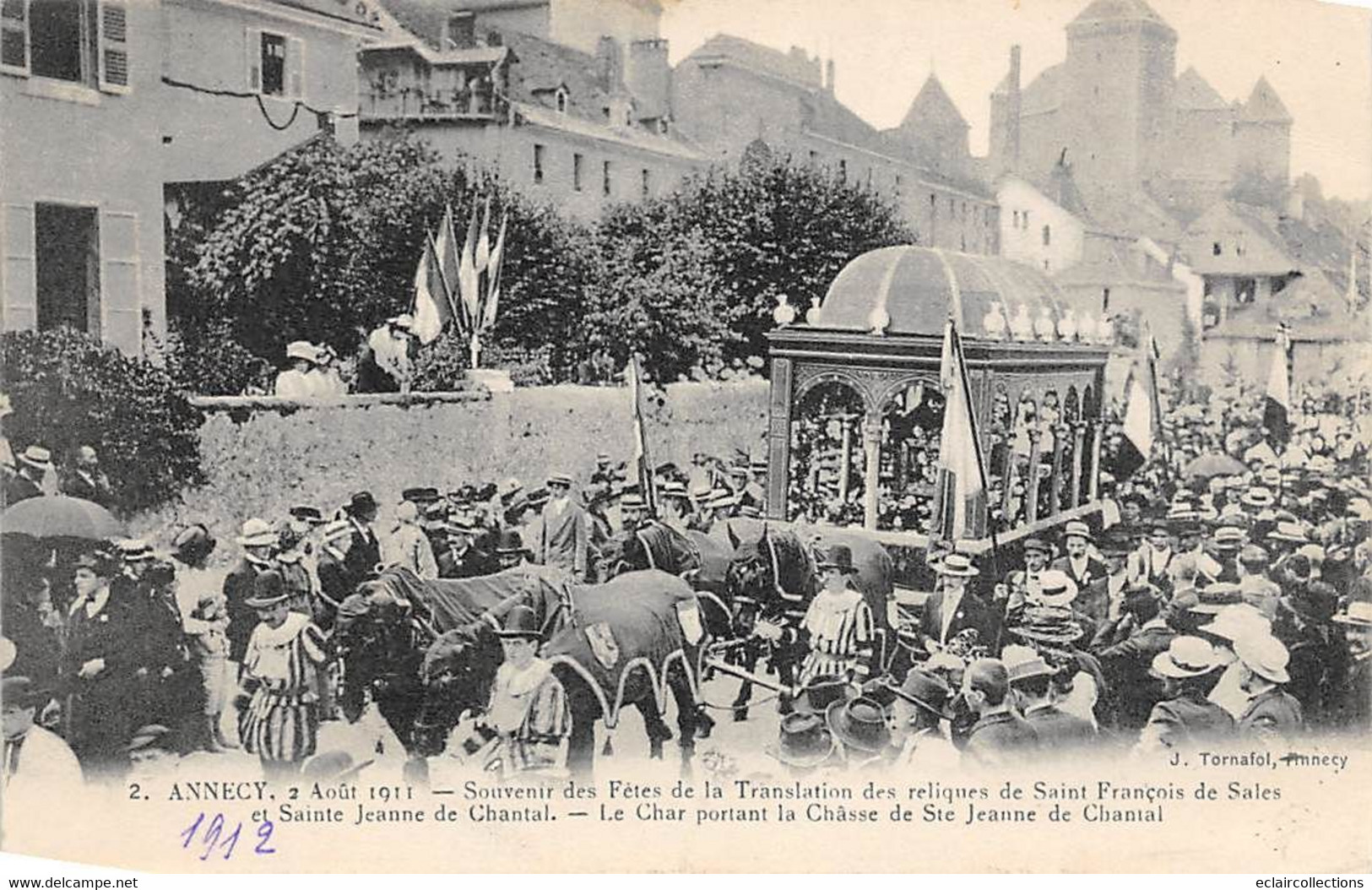 Annecy               74        Souvenir Des Fêtes De La Translation Des Reliques. Le Char    N° 2   (voir Scan) - Annecy