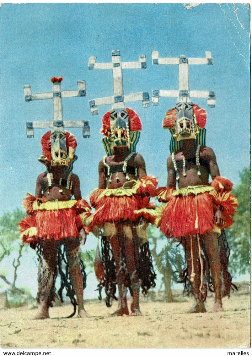 CPSM Niger Masques Et Danseurs D'Afrique - Sanga - Danseurs Dogons - Niger