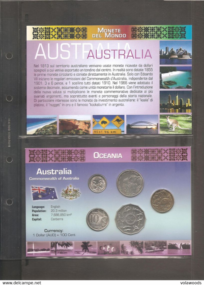 Australia - Folder Bolaffi Con Serie Mint Set FdC - Collezioni