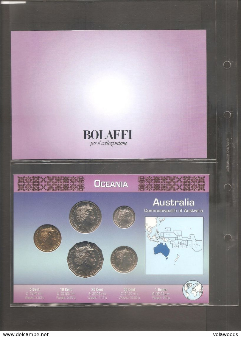 Australia - Folder Bolaffi Con Serie Mint Set FdC - Collections