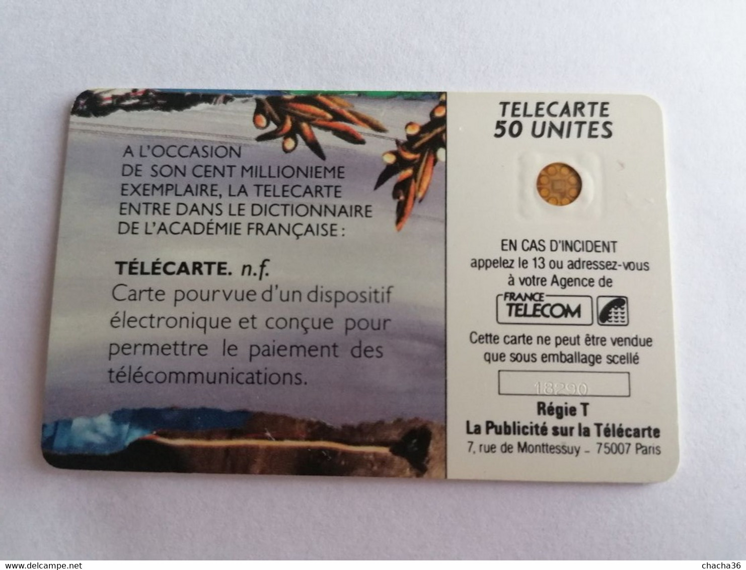 Télécarte F115 - LA COUPOLE ACADEMIE - 50U - SC4ab A/E - Dia 6 - 1989