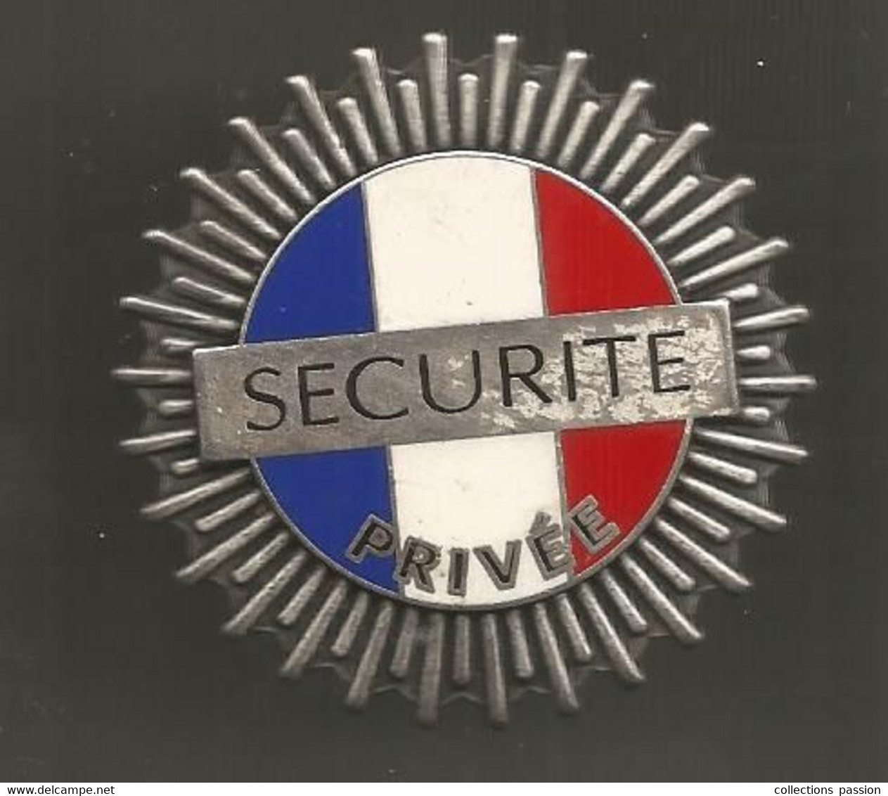 JC , G , Militaria , Insigne , Securite Privee ,GK Productions , Frais Fr 1.95 E - Other & Unclassified