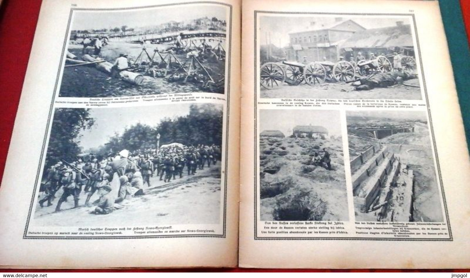 WW1 Illustrierter Kriegs Kurier N°48 Journal Propagande Allemand Ostrolenka Nowo Georgiewsk Kowno Gare Magasins - 1900 - 1949