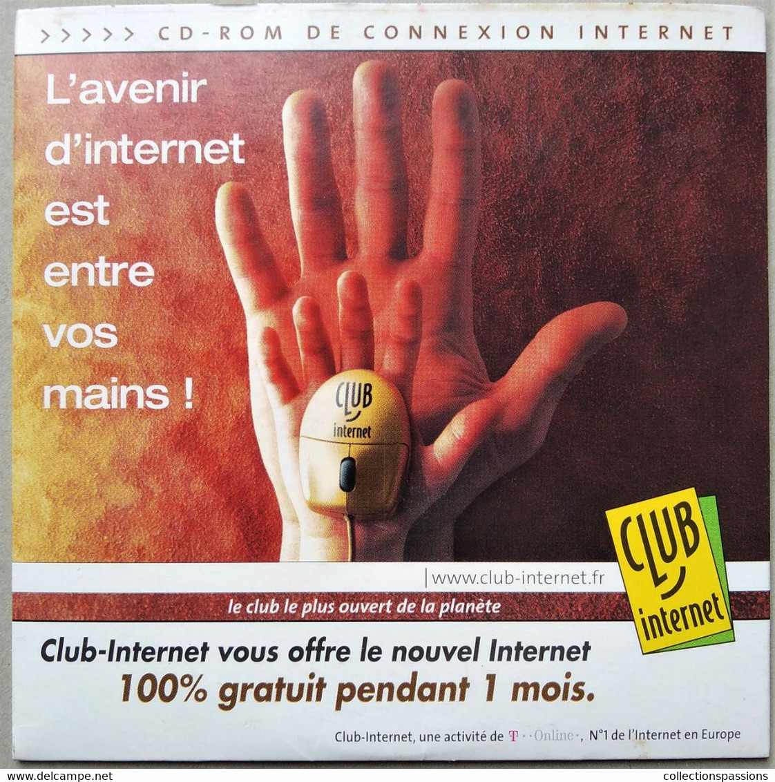 - Pochette CD ROM De Connexion Internet  - CLUB INTERNET - - Connection Kits